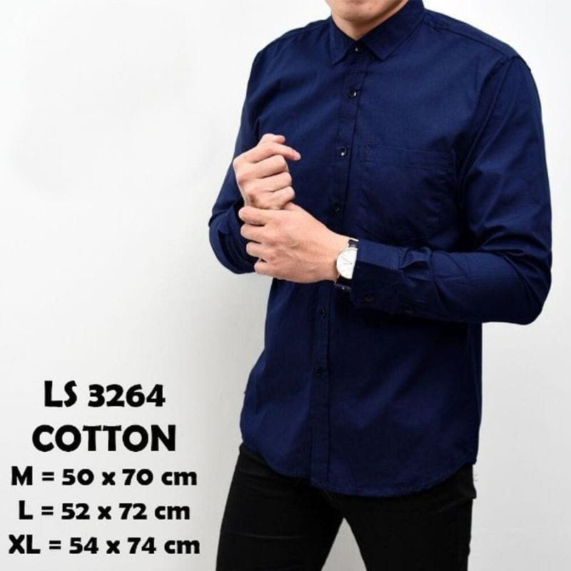 Paket Hemat 3 Pcs Kemeja Pria Polos Lengan Panjang Terbaru  Kmeja Cowok Casual Terlaris Termurah  Baju Cowo  Kerja Kantor