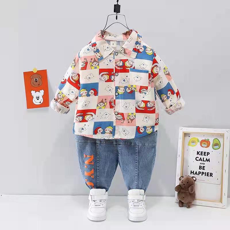 SETELAN IMPORT/SET ANAK/SETELAN CELANA JEANS/SETELAN BAJU ANAK IMPORT 1thn-5thn  SKU0010