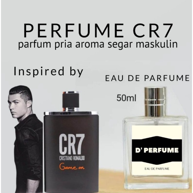 parfum cr7 - parfum pria aroma segar maskulin Cr 7 - parfum cristiano ronaldo original wangi dan tah