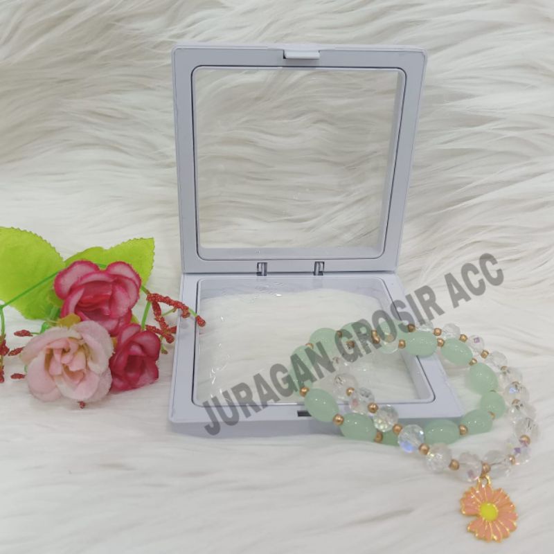 Gelang Desain asli Niche Buatan Tangan Kristal Mutiara Lucu Anti  Karat Anti Luntur