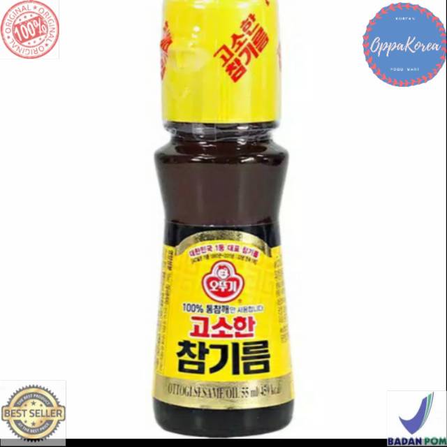 

Ottogi Sesame Oil, Minyal Wijen Korea 55 ml