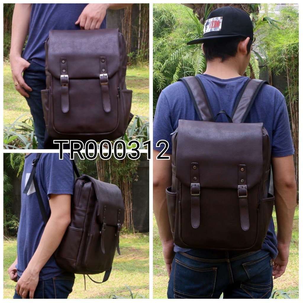 Tas Ransel Cowok Cewek Unisex / Jalan jalan Sekolah / Import TR000312 F-17