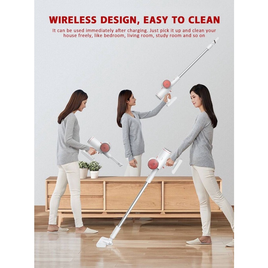 Penyedot Debu Deerma VC25 PLUS Wireless Vacuum Cleaner 2 in 1