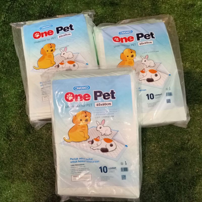 Onemed Underpet One Pet / Toilet Training / uk 60x60 isi 10lbr Underpet hewan