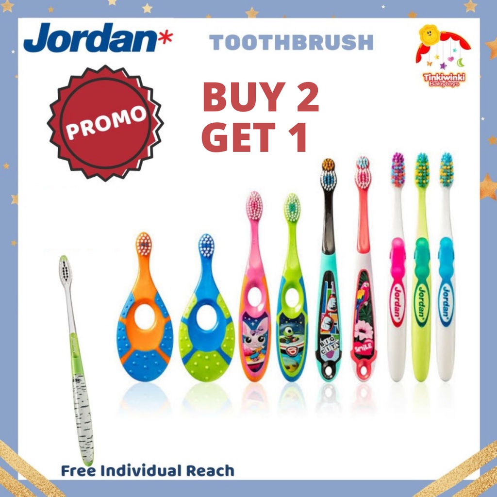 JORDAN Toothbrush PROMO BUY 2 GET 1