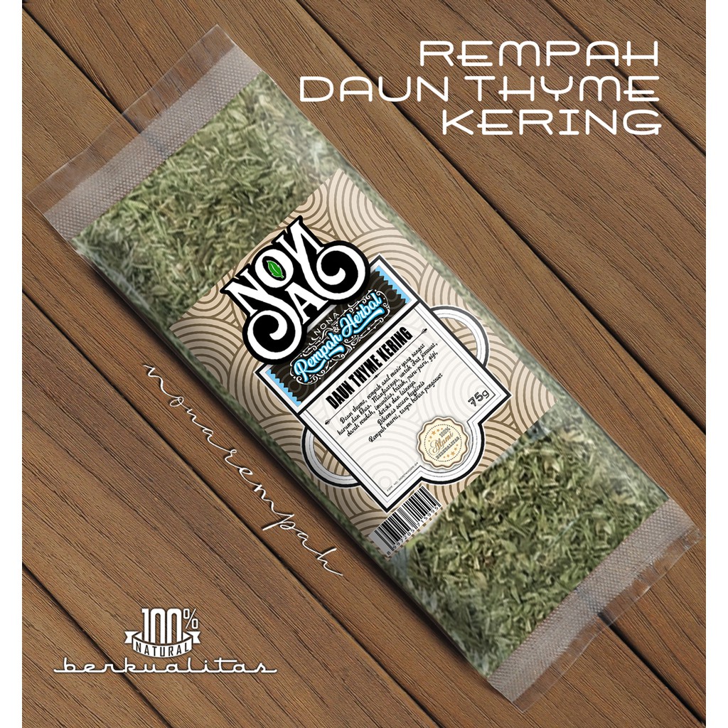 

Daun Thyme Pack 75 Gram | Rempah Natural Alami