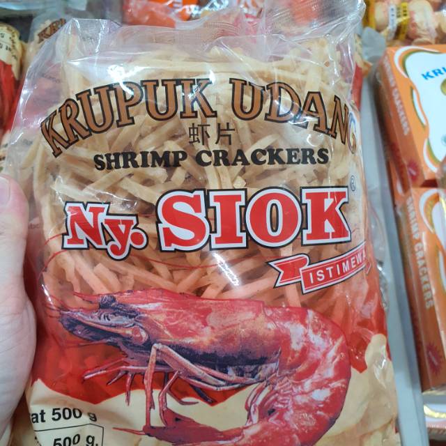 

Kerupuk udang NY.SIOK stick 500gr