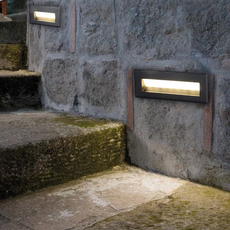 Lampu tangga/dinding/step led tanam panjang 3w outdoor