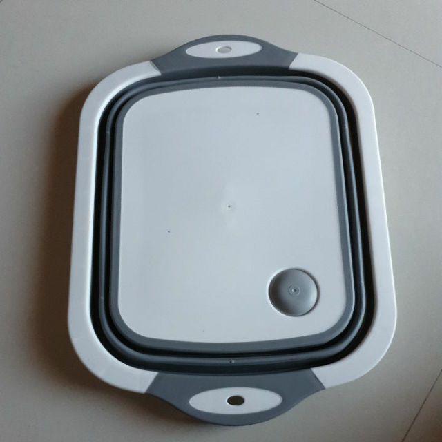 Baskom Talenan Lipat /magic Talenan Lipat Alat Dapur Serbaguna