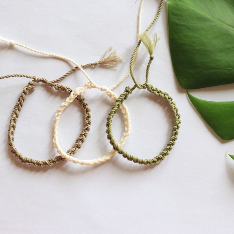 Gelang Kepang Rajut Dewasa | Simple Bracelet | Handmade by Divas | #01