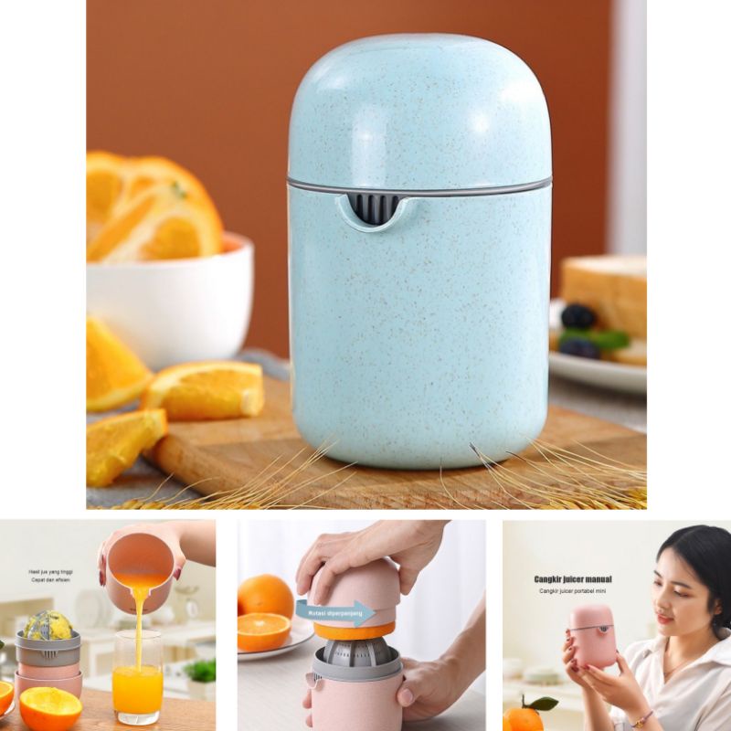 

Alat Perasan Jeruk Lemon Cangkir Juicer Portable Multifungsi / Jus Alat Pemeras Jus Portable