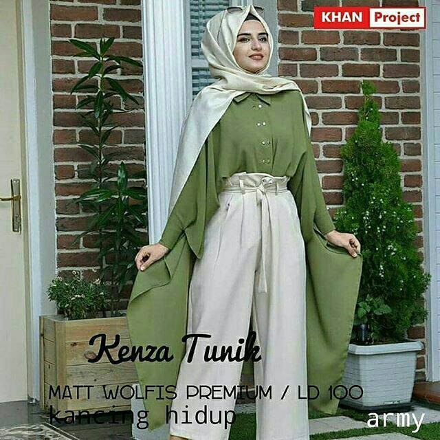 Kenza Tunik ATASAN, TUNIK, Blouse wanita, atasan wanita, BLOUSE, Fashion muslim, baju wanita, DRESS