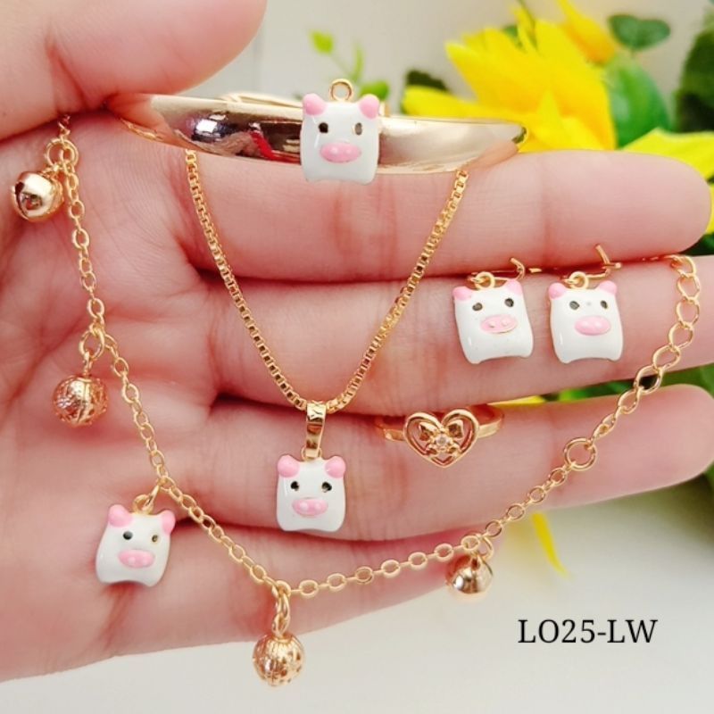 xuping set perhiasan anak anak lapis mas tercantik