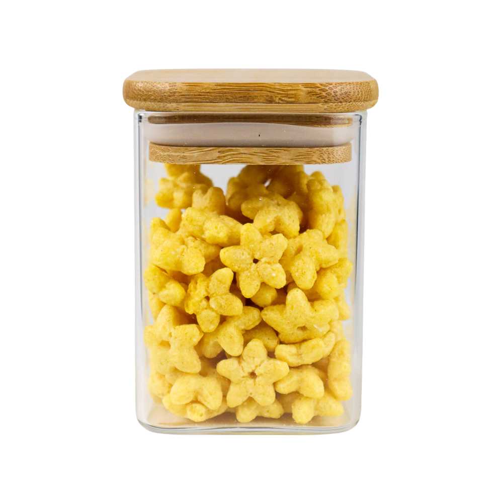 ONE TWO CUPS TOPLES KACA PENYIMPANAN MAKANAN GLASS STORAGE JAR TEMPAT WADAH MENYIMPAN SNACK CEMILAN 
