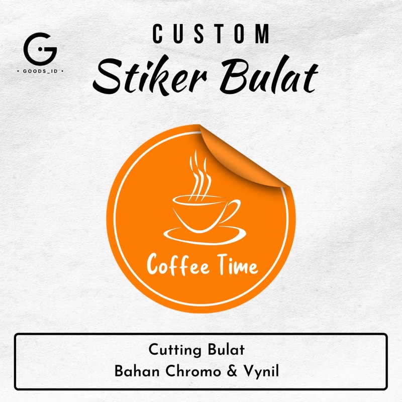 

Stiker Bulat/Label/Produk/Olshop/Round Stiker/Custom/Seal