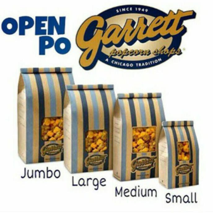 

Dijual Garret Popcorn Chicago Mix/ Cheese Corn/Caramel Crisp Medium Terlaris