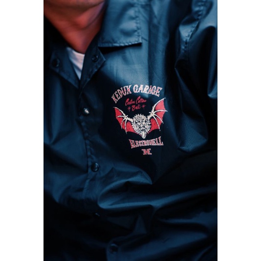 JAKET  KEDUX GARAGE X ELECTROHELL / MJWB LELAWAH BK