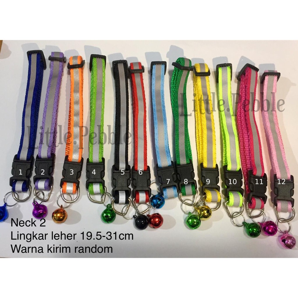 Kalung leher anjing-kucing- motif paws-stripe- 368241 -368242
