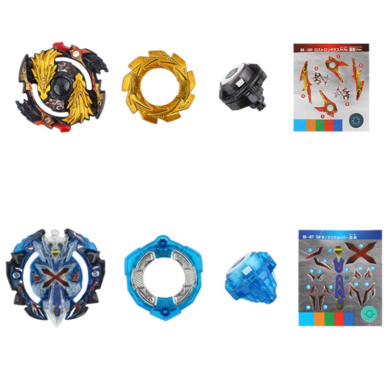 1pc Mainan Gasing Beyblade Burst B-00 B-67 God Metal Avec Bey Blade Untuk Hadiah Anak