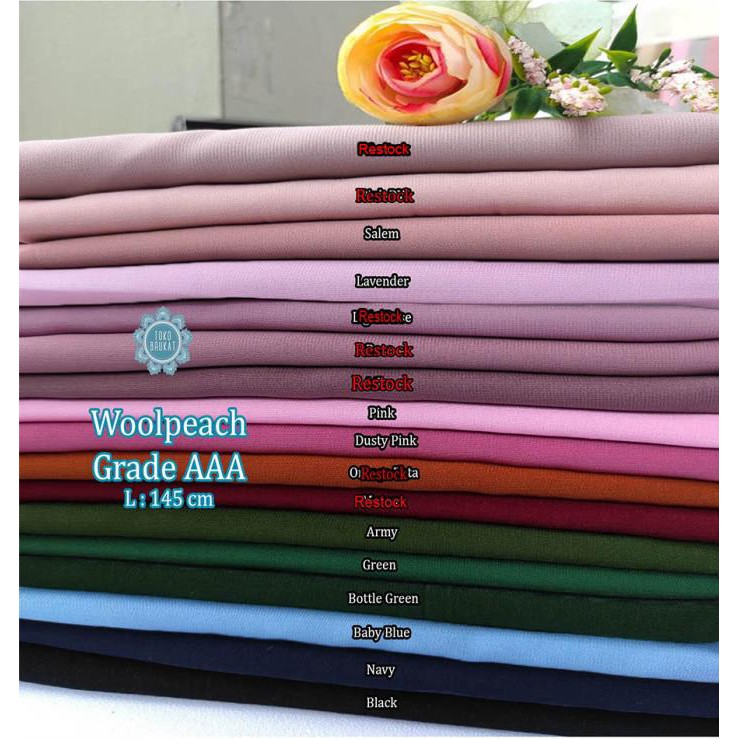 Kain Wolfis Premium / Kain Wollpeach Grade Aaa (Per 0,5 Meter)