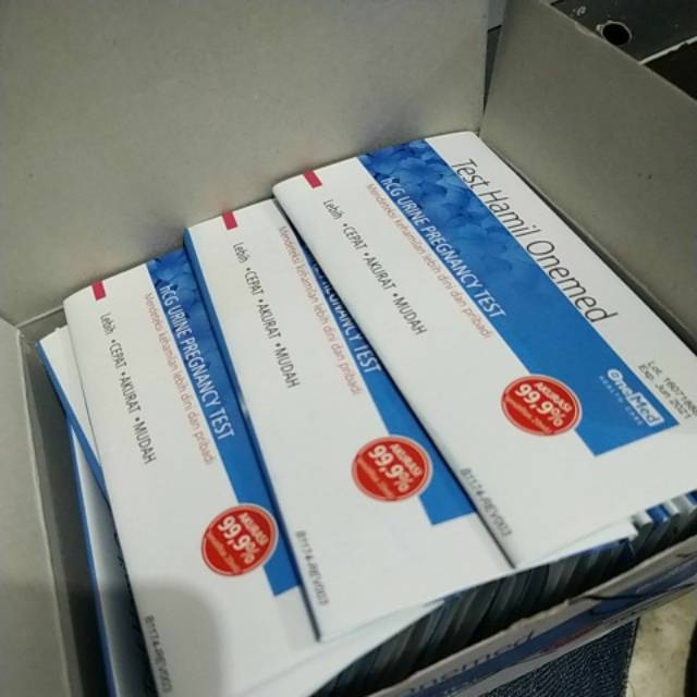 Hcg Strip Onemed PER BOX/tespek/ tes kehamilan merk one med