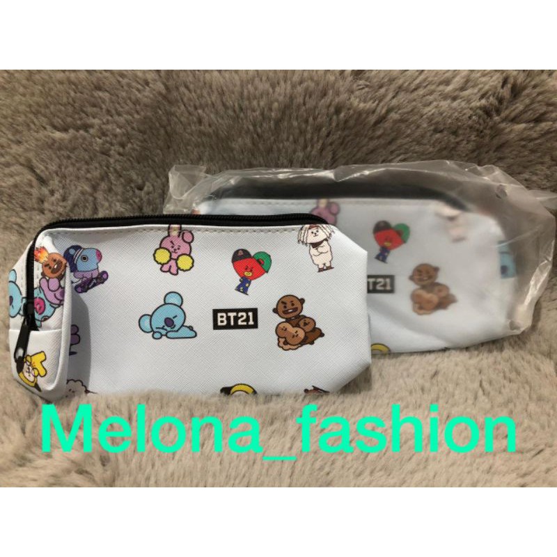 

Melona Pensil Case BT21 Blue