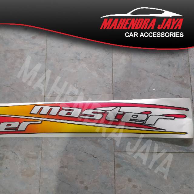Stiker Bak Espass Pick Up Master / Sticker Body Samping Espass Pick Up Master