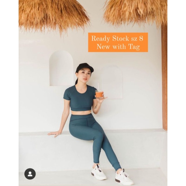 Warrior II Legging 7/8 in Navy sz 8 Officially Rise x Patricia Stephanie