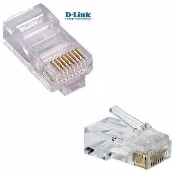 Connector RJ45 D-Link UTP CAT 5e isi 100 - Konektor RJ45 DLink Cat5e