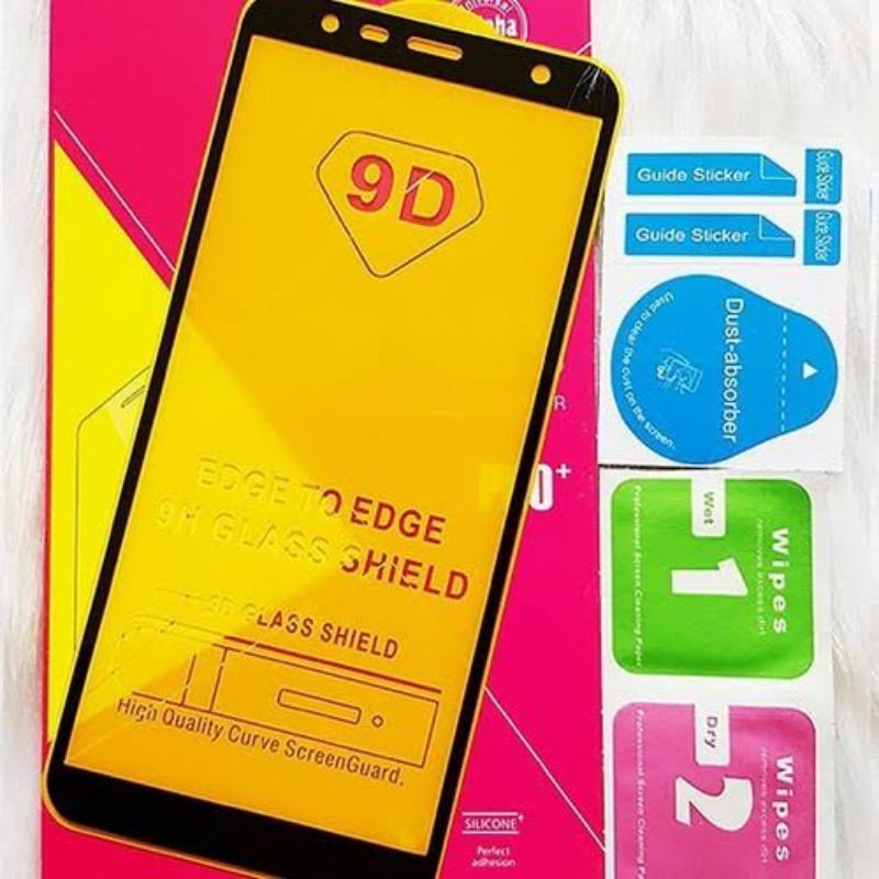 Tempered glass Samsung J4plus/J6plus Full cover Protector Quality