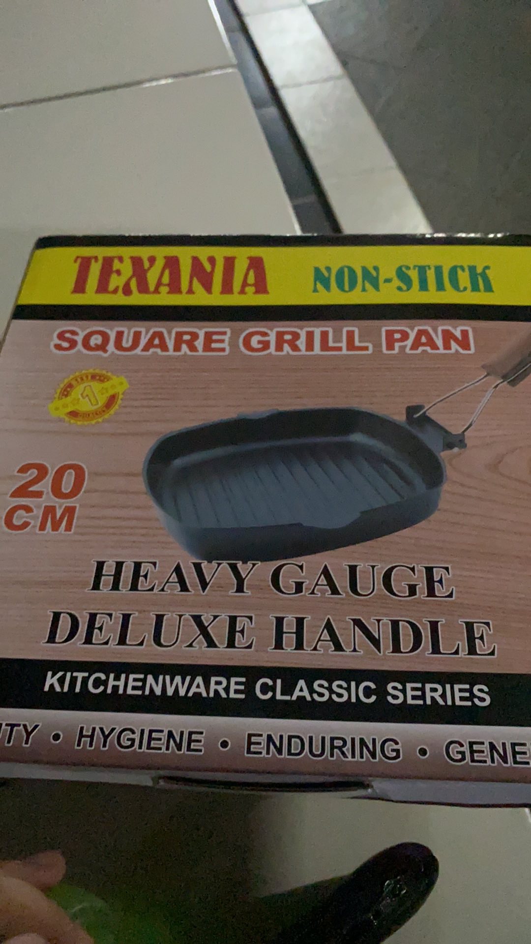 Teflon Bbq / Square Grill Pan Teflon Barbeque 20 Cm Dan 24 Cm Teflon Panggangan Steak
