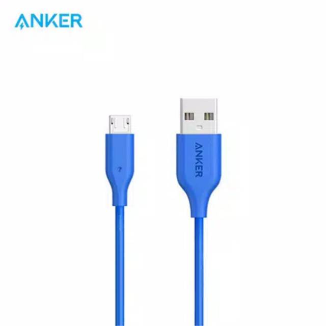 Kabel Data Charger ANKER POWERLINE Micro USB 3FT Garansi Resmi