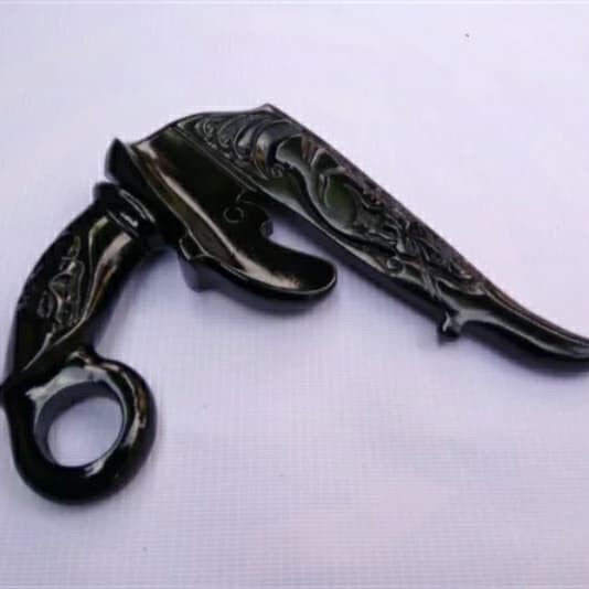 pisau kerambit minang warna full hitam pisau tradisional