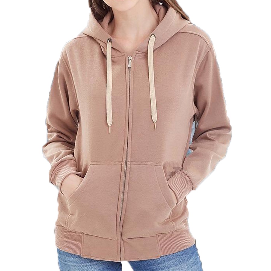 Hoodie Wanita Zipper Oversize Sweater Pria Unisex Sleting Abu Muda Misty Size M L XL XXL XXXL Ukuran Jumbo Gallery Hoodie-8