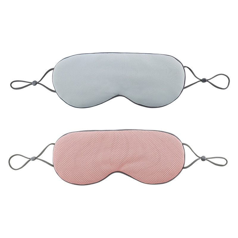 Masker Penutup Mata Double Sided / Masker Mata Tidur / Breathable Ice Silk Sleep Eye Mask / Cold Warm