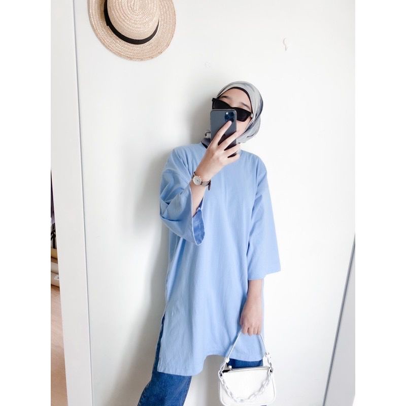 GFS MYZA OVERSIZE XXL SLIT BLOUSE