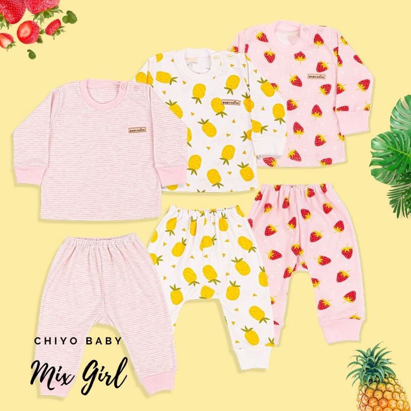 CHIYO BABY STELAN PANJANG + CELANA PANJANG S/M/L