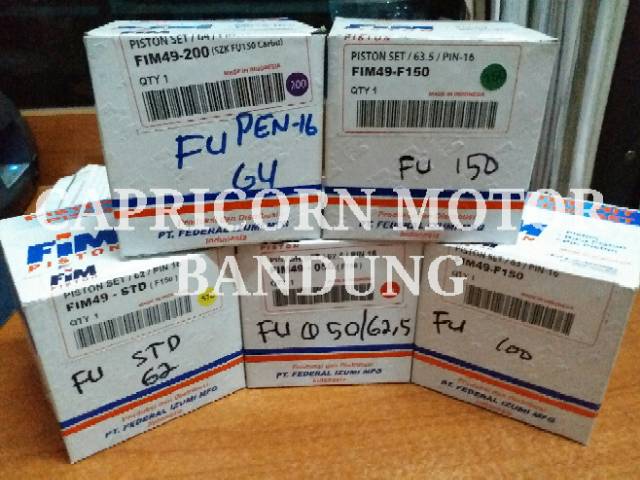 Piston Kit Satria FU FIM Izumi 62-64mm
