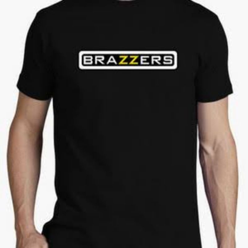 kaos brazzers premium cotton combed 30s