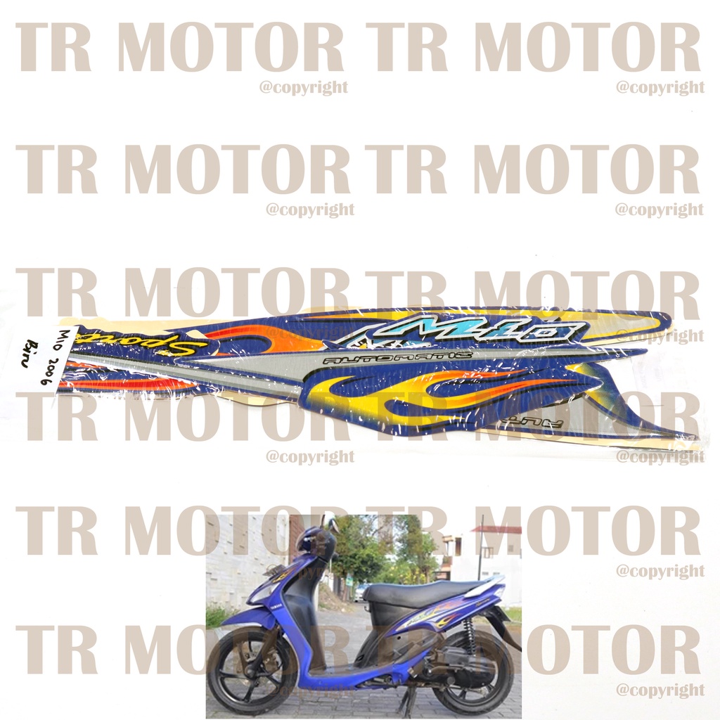 Stiker Motor Mio 2006 Sticker Striping Full Set Body Motor