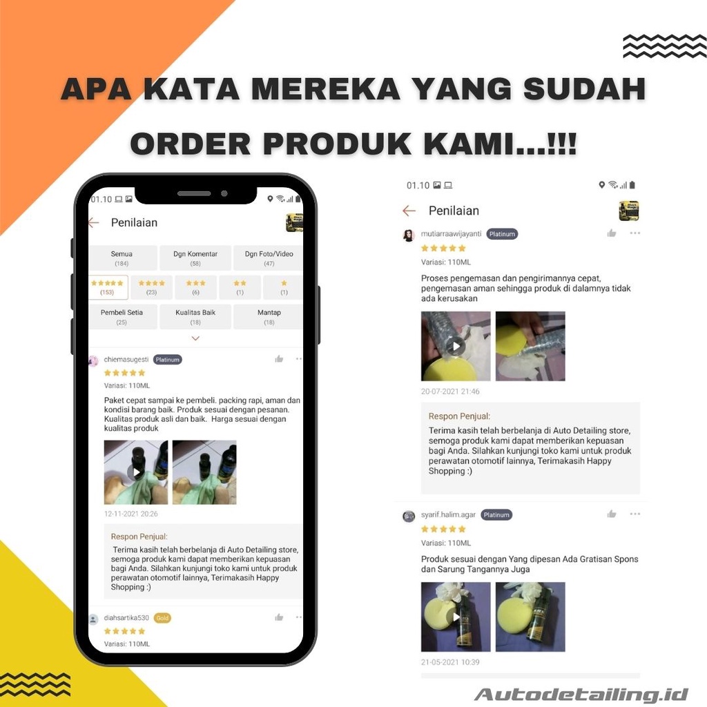 Paket Detailing - Paket Perawatan Kendaraan - Interior dan Exterior
