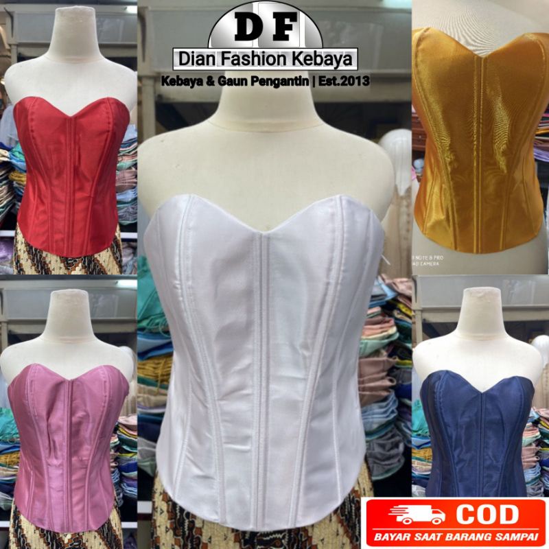 Longtorso Kebaya / Longtorso Satin / Bustier Kebaya Pengantin / Longtorso .
