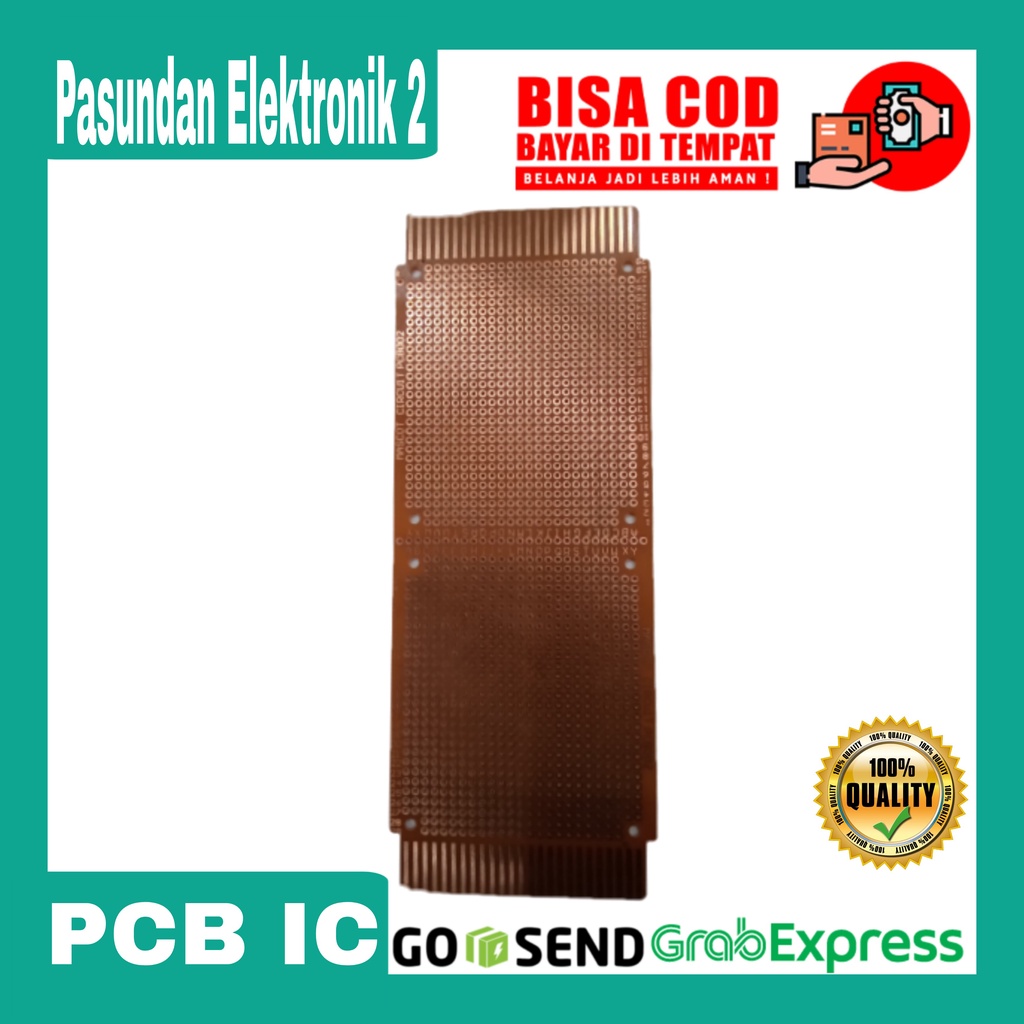 PCB IC Bolong Papan Board circuit PCB002 18 x 7 cm