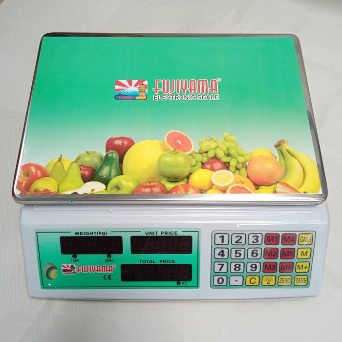 Fujiyama Timbangan Digital Dapur Buah Laundry 30kg Layar Double