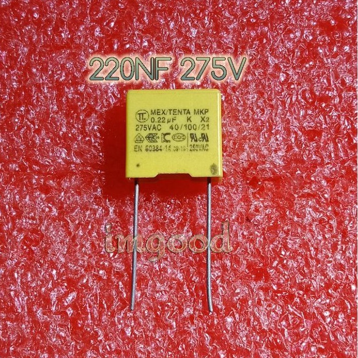 4PCS 220NF 275V KAPASITOR 0.22UF 224K 220N MKP