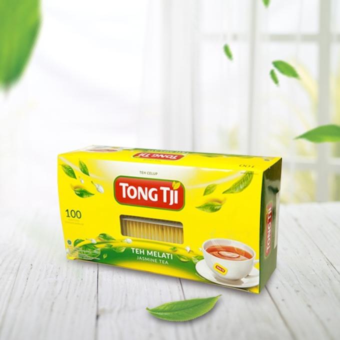 

[ COD ] Tong Tji Jasmine Tea dgn Amplop 100s, Teh Celup per Pack HEMAT Kode 327