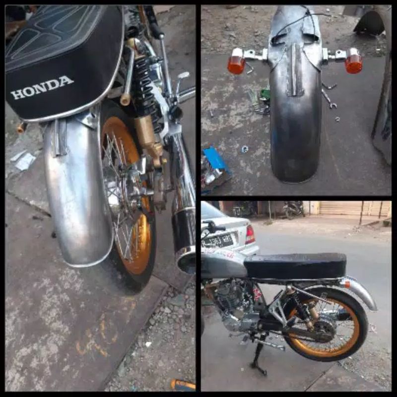 spakbor belakang cb tatanan slebor cb125 selebor tatanan