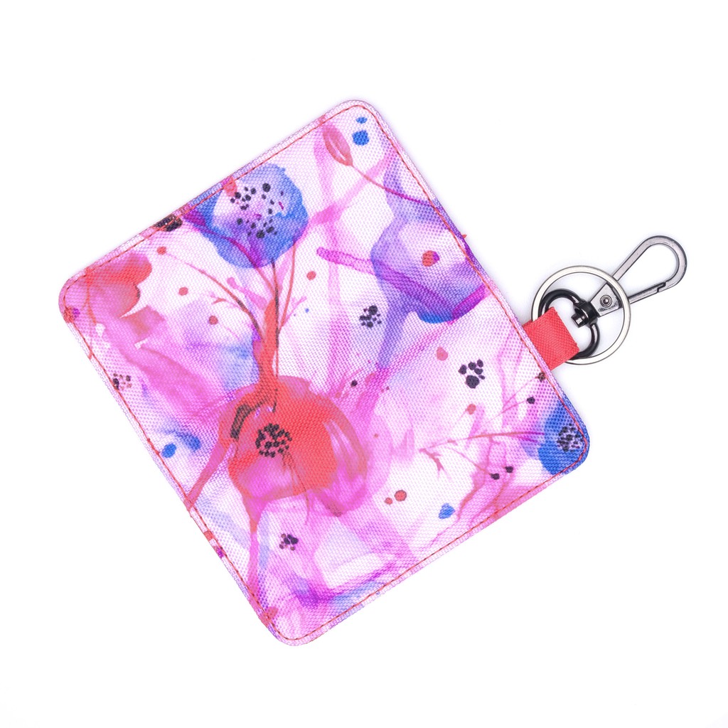 Dompet STNK Mobil Motor Gantungan Kunci Kain Motif abstrak KC050