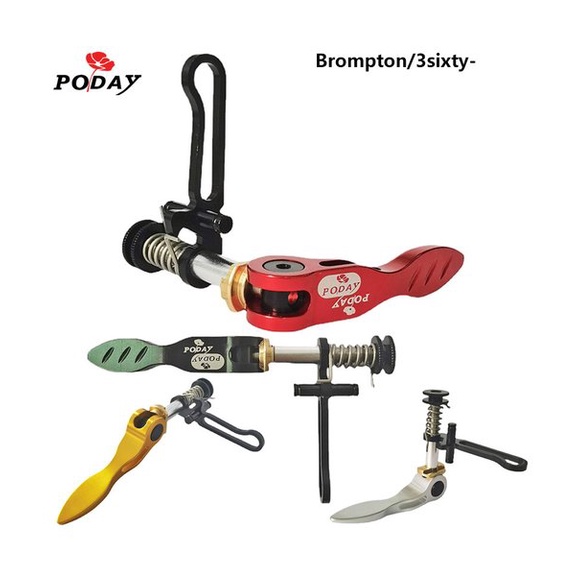 Seatclamp Seatpost PODAY UNTUK FOR Brompton SEAT Clamp KLEM  fulset Titanium Axle Aceoffix ace Alloy