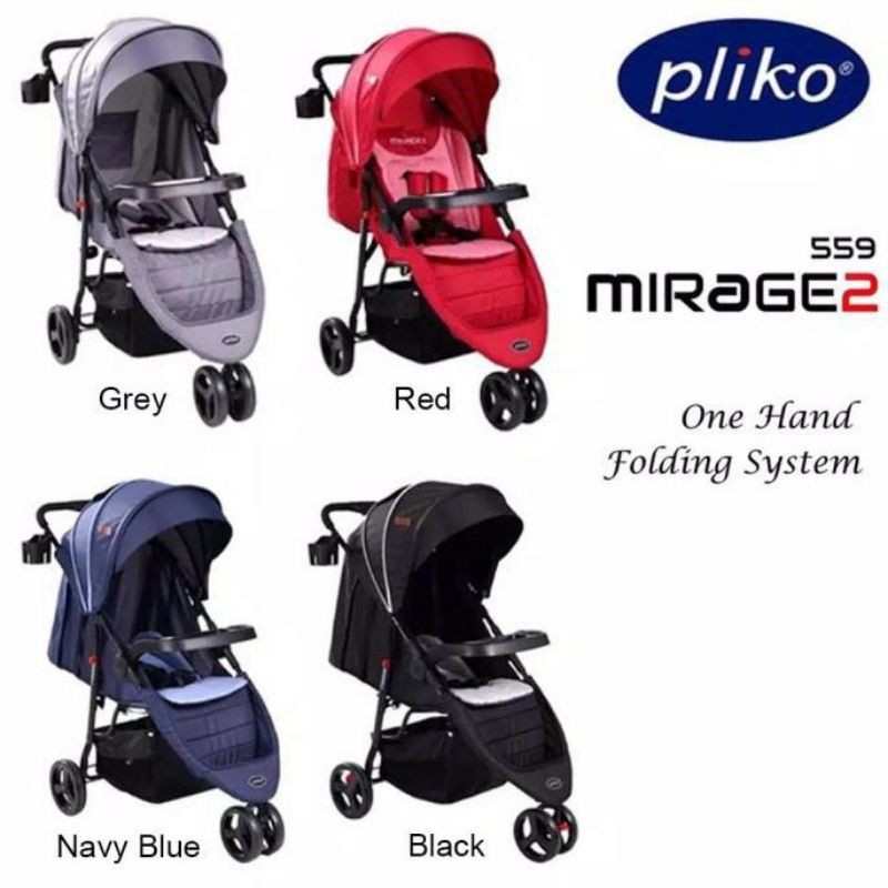 Kereta Dorong Bayi Stroller Pliko 559 Mirage 2